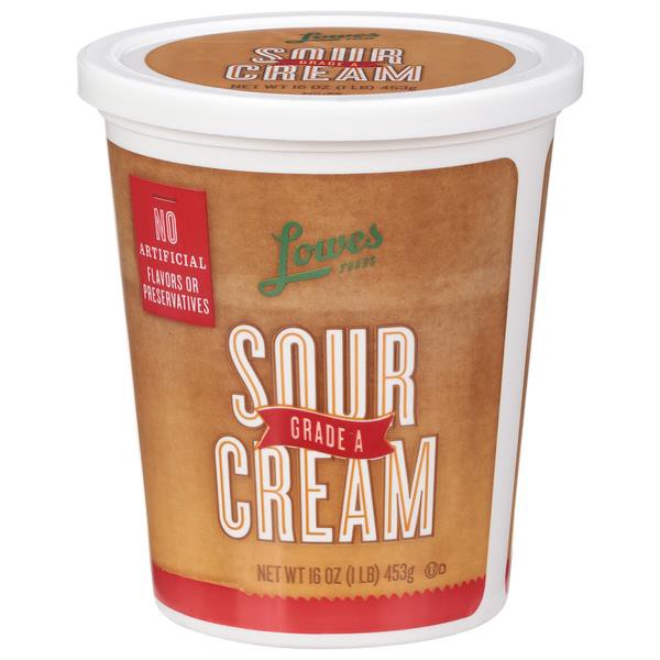 slide 1 of 1, Lowes Foods Sour Cream, 16 oz