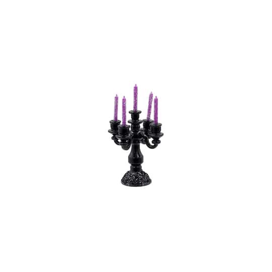 slide 1 of 4, Mini Black Candelabra By Ashland, 0.86 in x 2.082 in x 0.902 in