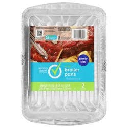 Simply Done Broiler Pans Large Party Size 2 ea