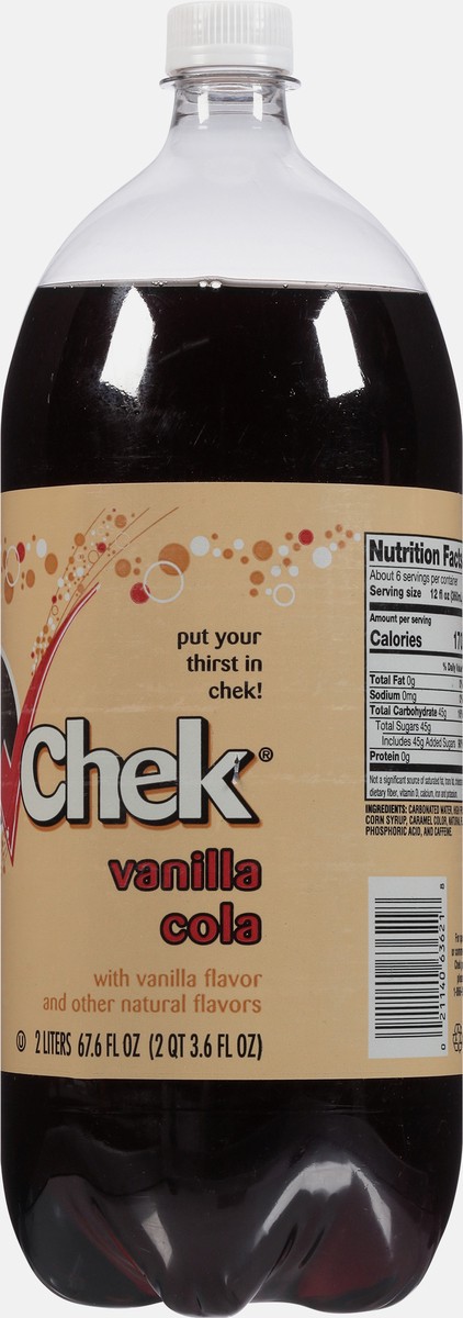 slide 8 of 11, Chek Vanilla Cola- 2 liter, 2 liter