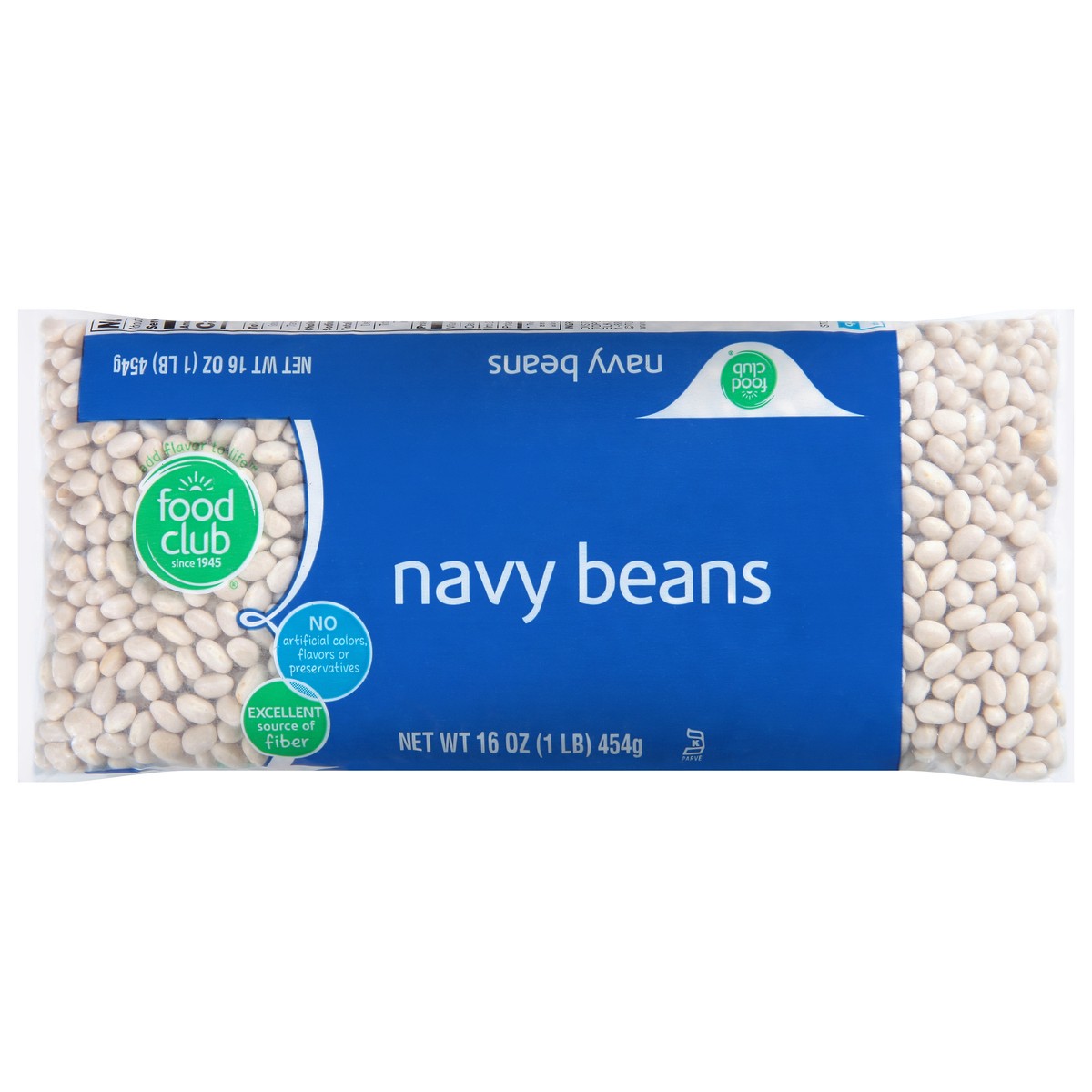 slide 1 of 11, Food Club Dry Navy Beans, 16 oz