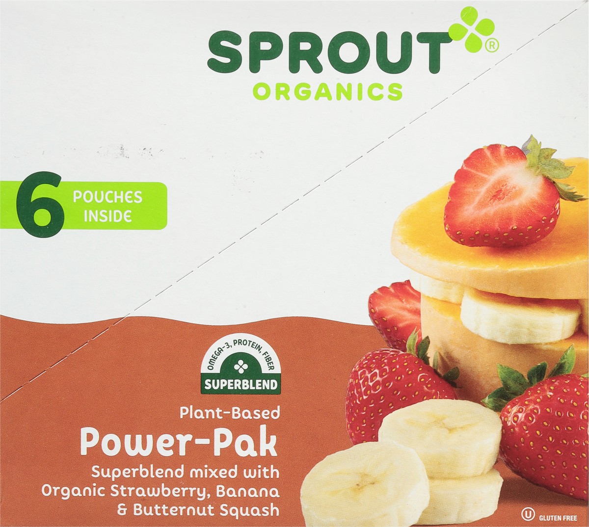 slide 5 of 9, Sprout Organics Plant-Based Power-Pak Pouch 6 - 4 oz Pouches, 6 ct