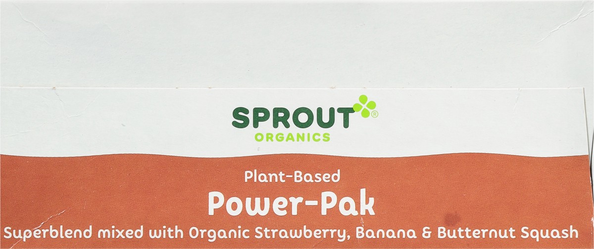 slide 9 of 9, Sprout Organics Plant-Based Power-Pak Pouch 6 - 4 oz Pouches, 6 ct