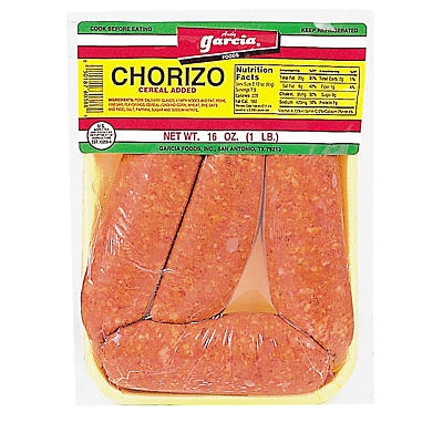 slide 1 of 6, Garcia Foods Hojita Chorizo, 16 oz