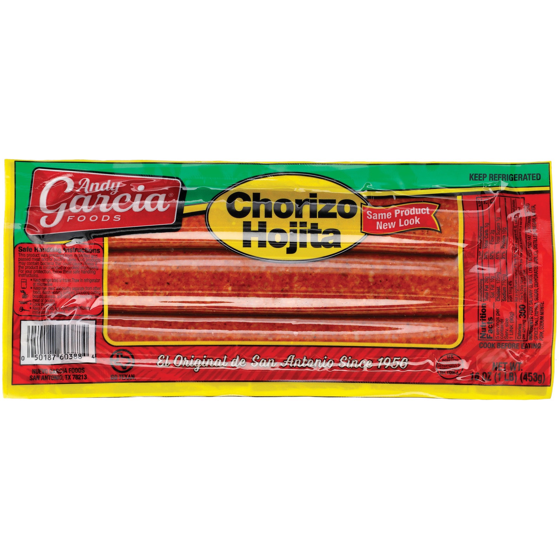 slide 1 of 6, Garcia Foods Hojita Chorizo, 16 oz