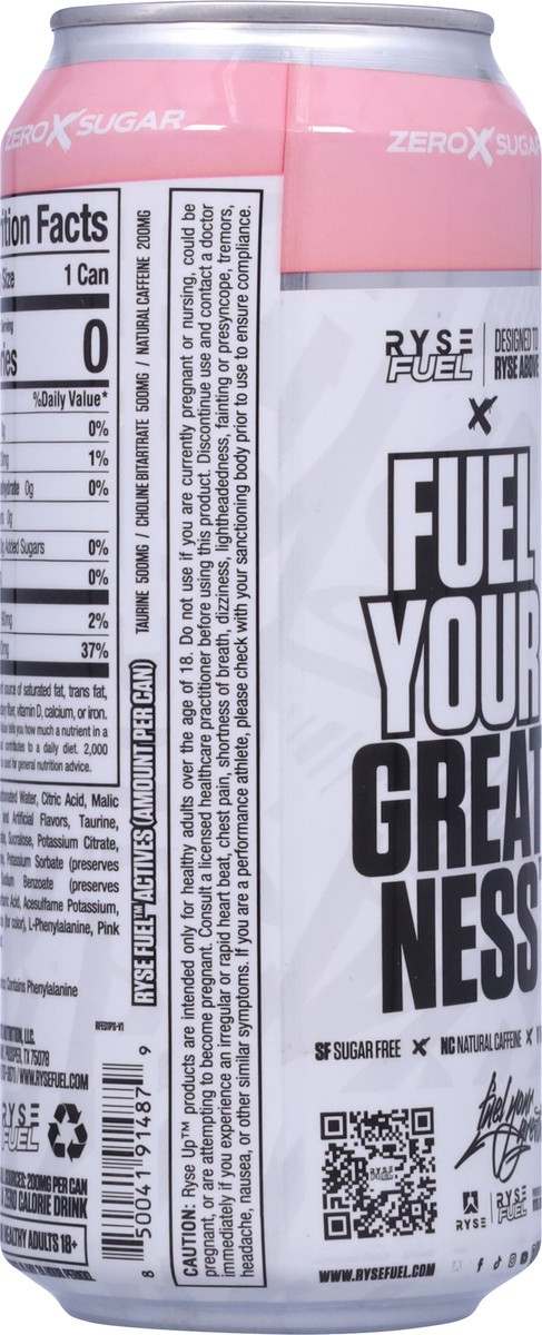 slide 4 of 13, RYSE Fuel Pink Splash Energy Drink 16 fl oz, 16 fl oz