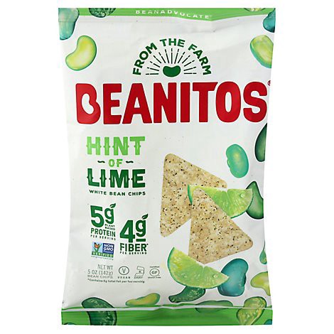 slide 1 of 1, Beanitos Bean Chips White Hint Of Lime - 5 Oz, 5 oz