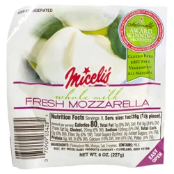 Miceli's Fresh Whole Milk Mozzarella Cheese Ball