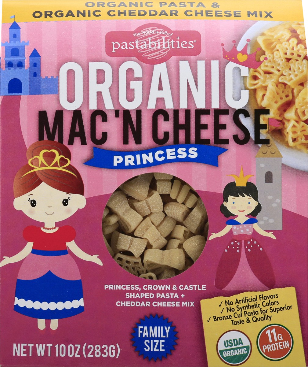 slide 9 of 10, Pastabilities Family Size Organic Princess Mac 'N Cheese 10 oz, 10 oz