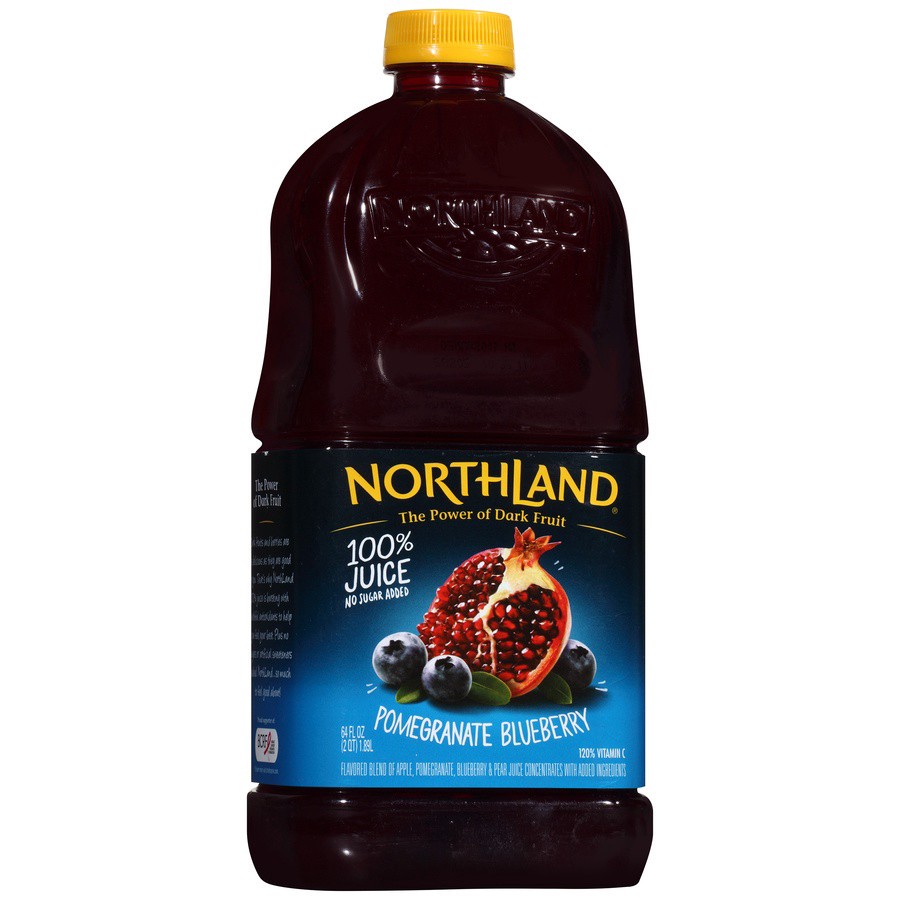 slide 8 of 8, Northland Pomegranate Blueberry 100% Juice - 64 fl oz, 64 fl oz