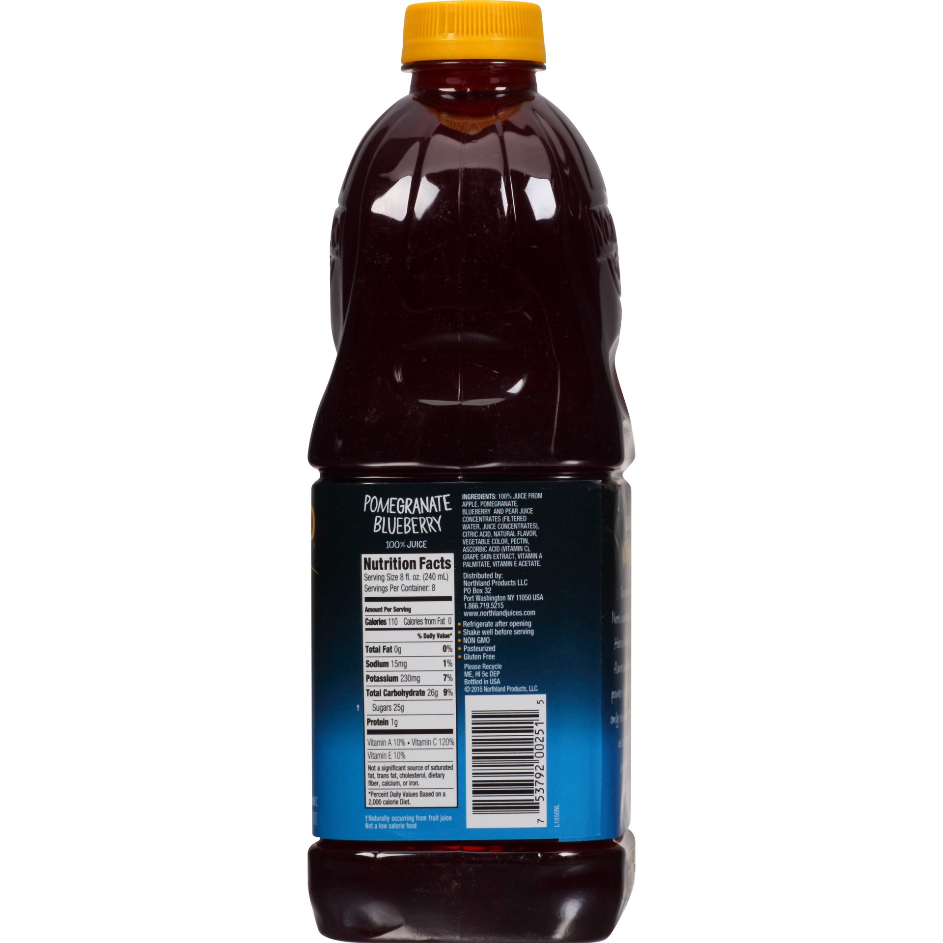 slide 4 of 8, Northland Pomegranate Blueberry 100% Juice - 64 fl oz, 64 fl oz