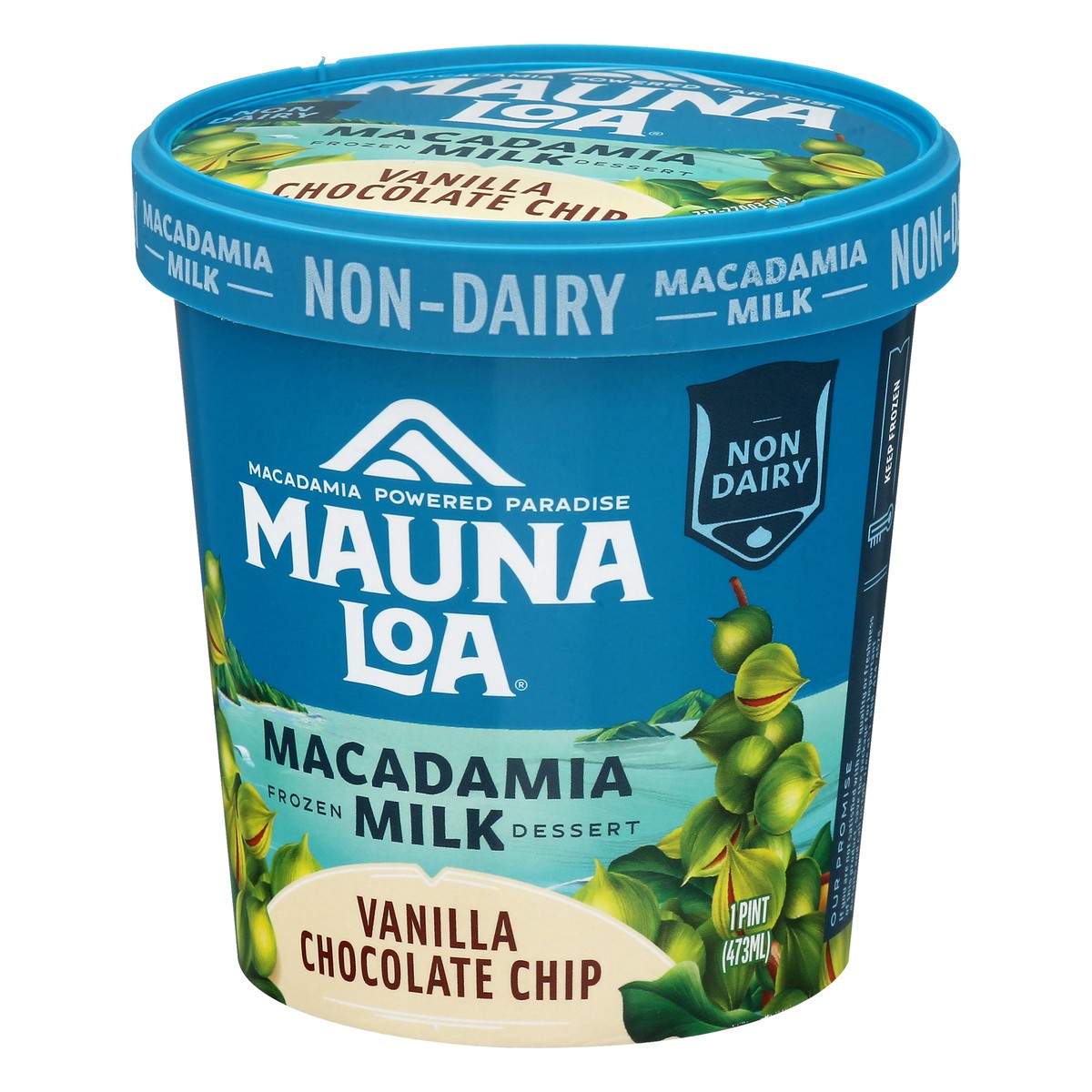 slide 3 of 9, Mauna Loa Non Dairy Macadamia Milk Vanilla Chocolate Chip Frozen Dessert, 1 pint
