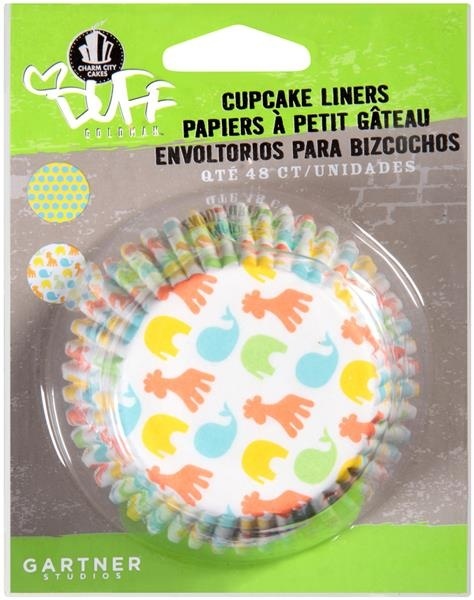 slide 1 of 1, Duff Goldman Baby Animals Cupcake Liners, 48 ct