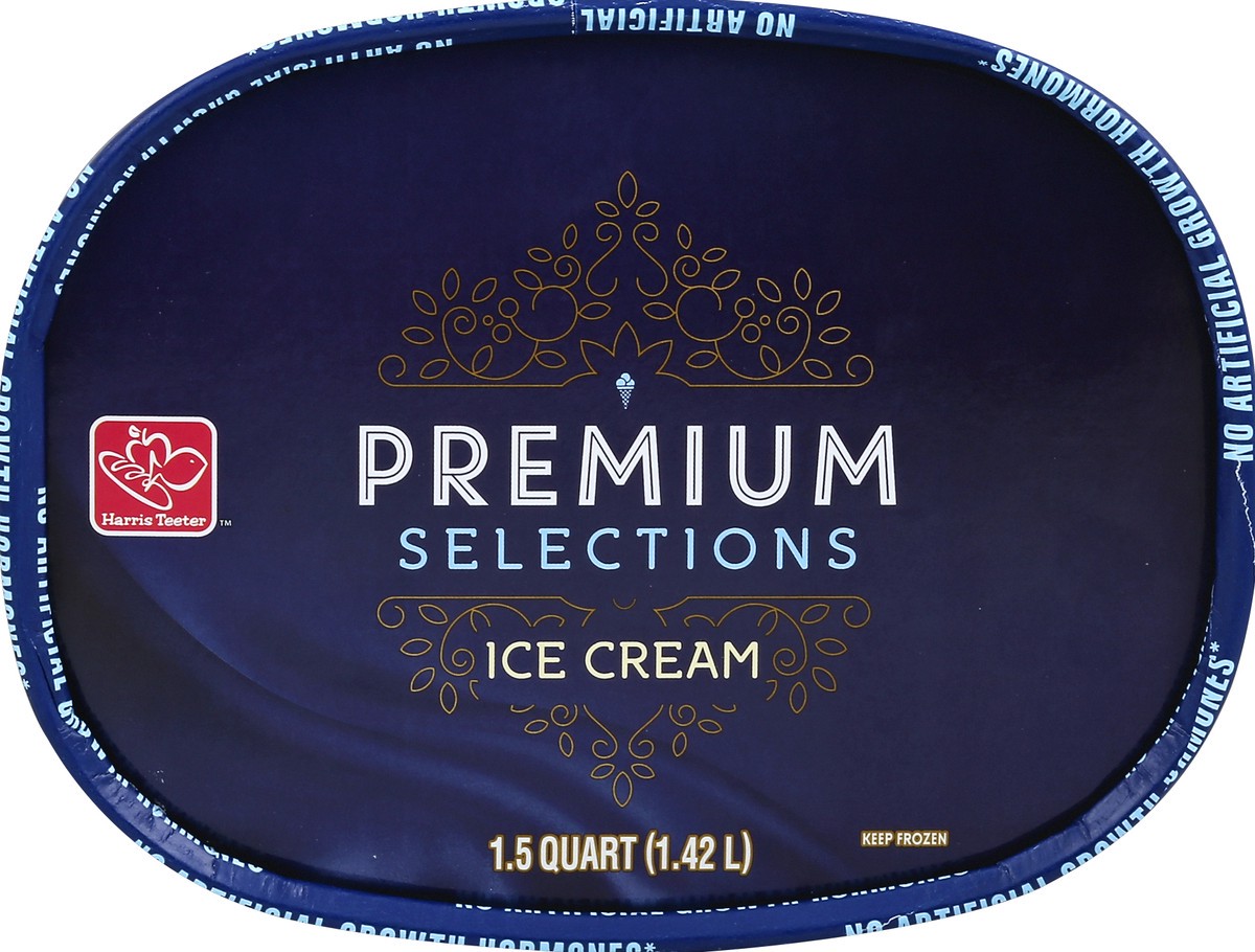 slide 4 of 4, Harris Teeter Premium Ice Cream - Butter Pecan, 48 oz