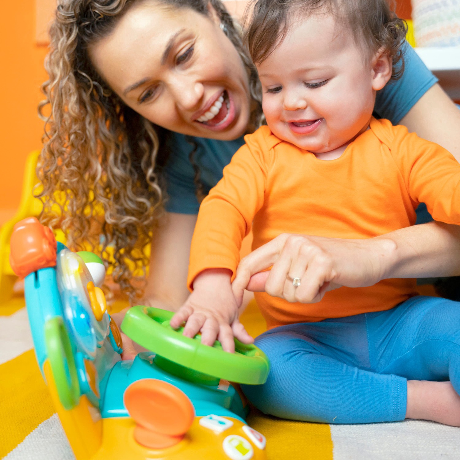 slide 8 of 12, Bright Starts Lights & Colors Driver Steering Wheel Baby Toy, 1 ct