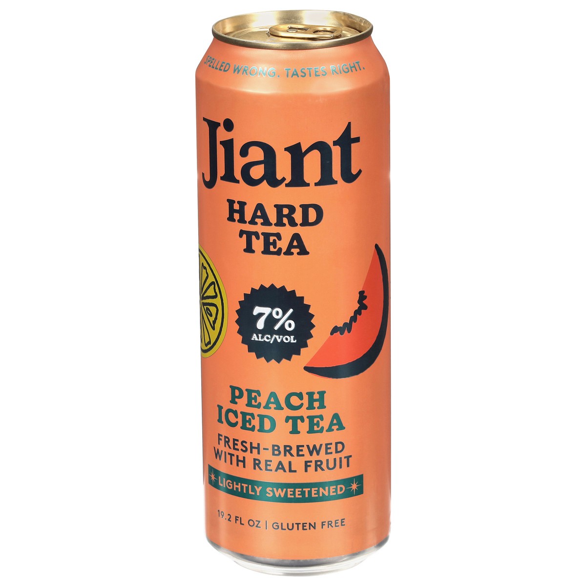 slide 11 of 14, Jiant Peach Hard Tea 19.2 fl oz, 19 oz