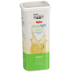 Hy-vee Simplylight, Lemonade Sugar Free, Low Calorie Drink Mix - 6 ct; 3.2 oz