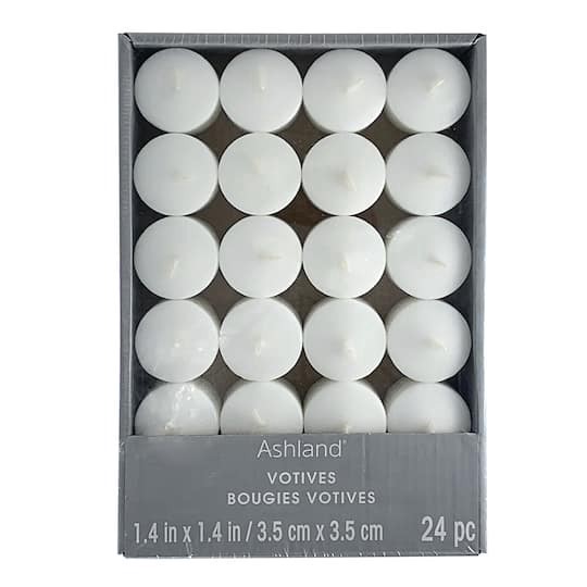 slide 1 of 5, Votives Value Pack By Ashland Basic Elements, 24ct., 24 ct