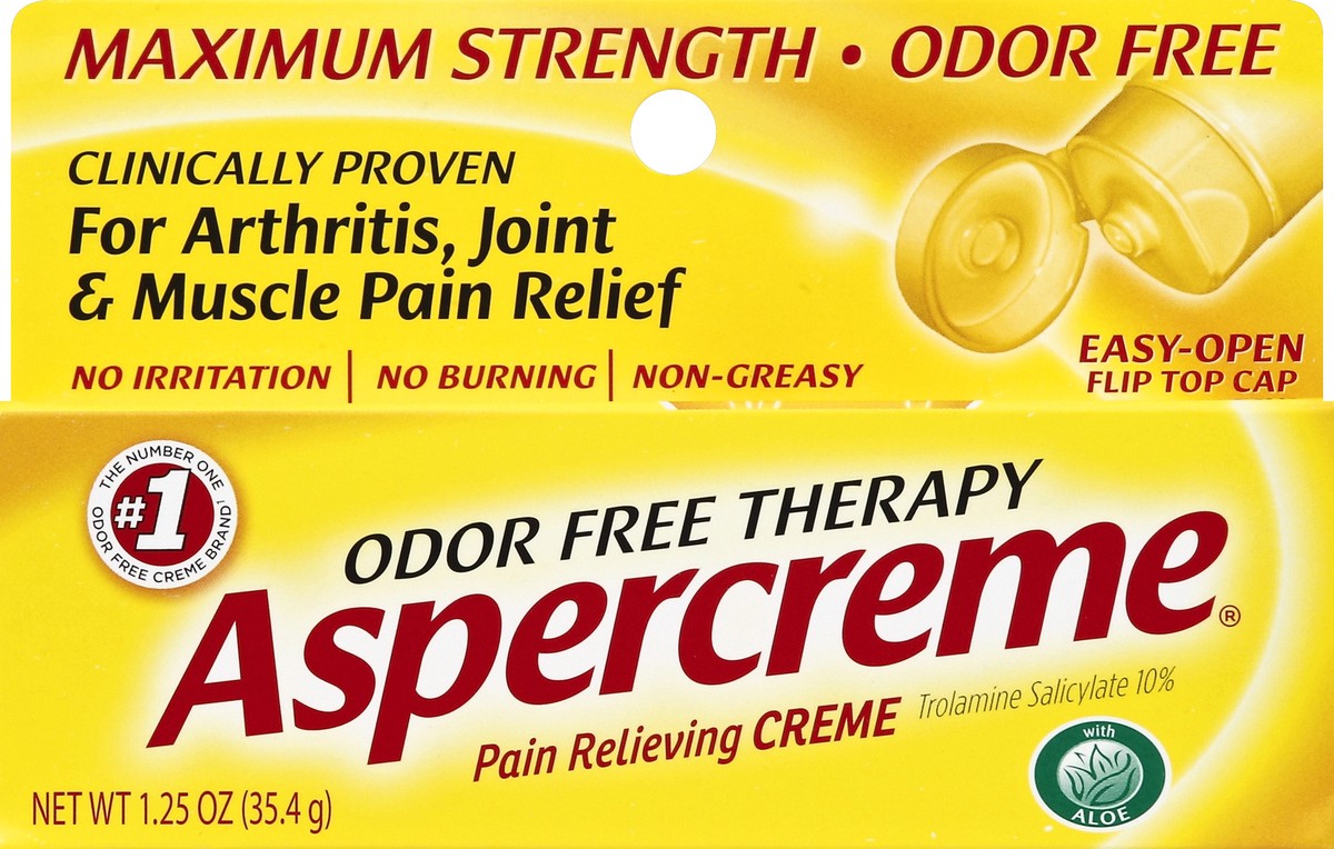 slide 1 of 8, Aspercreme Pain Relieving Creme 1.25 oz, 1.25 oz