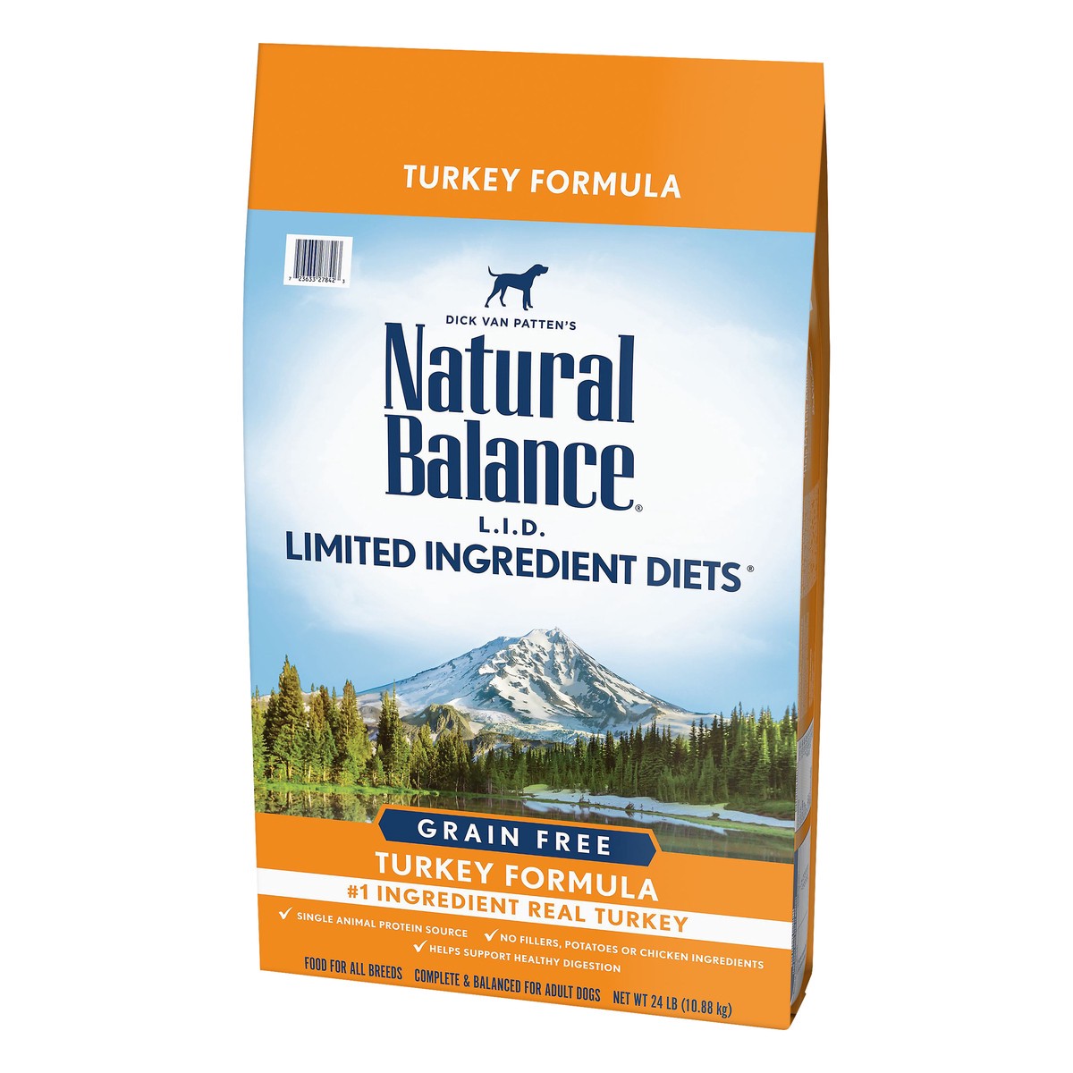 slide 5 of 9, Natural Balance L.I.D. Limited Ingredient Diets Grain Free Turkey Formula Dog Food 24 oz, 24 lb