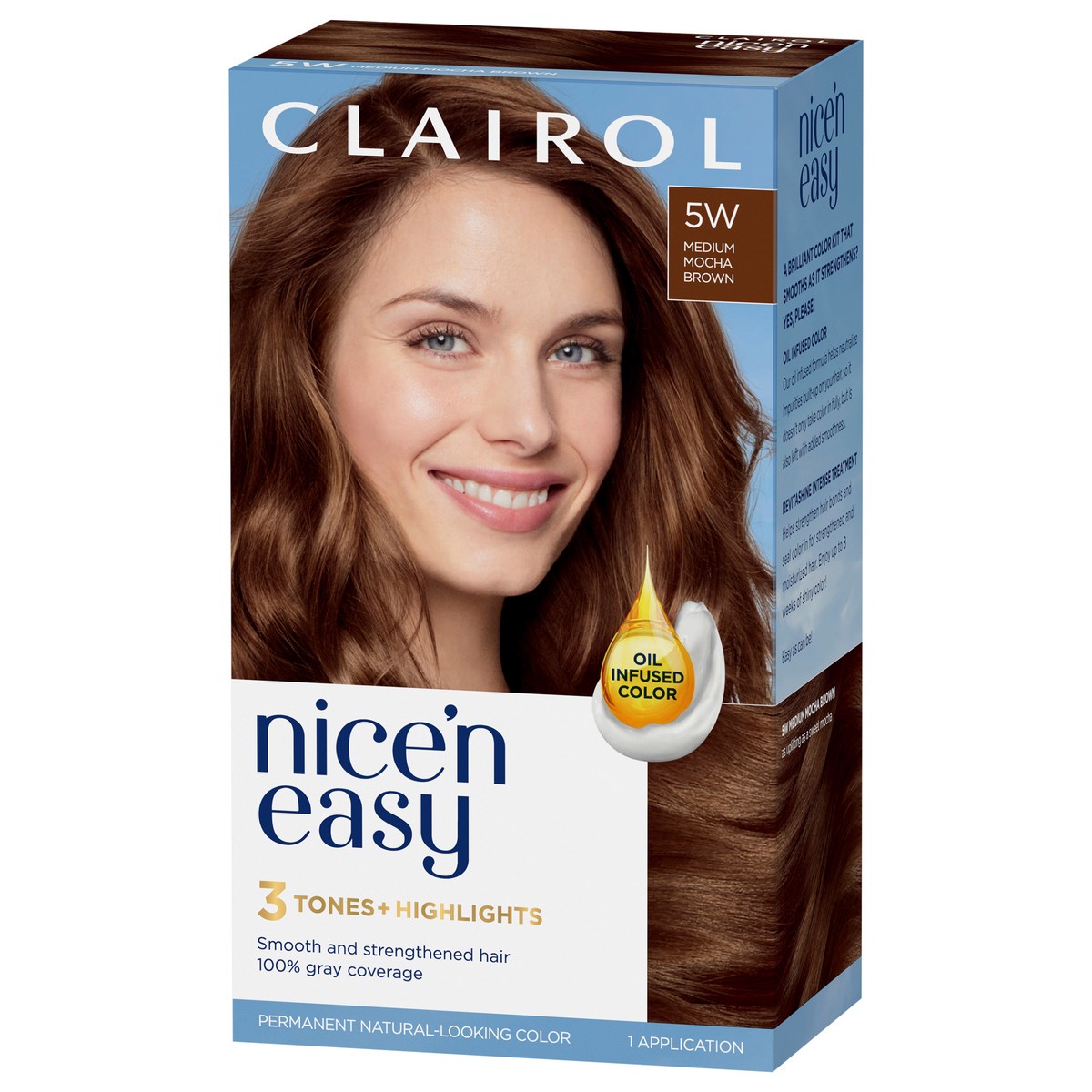 slide 11 of 12, Nice'n Easy Clairol Nice 'N Easy 5W Medium Mocha Brown, 1 ct