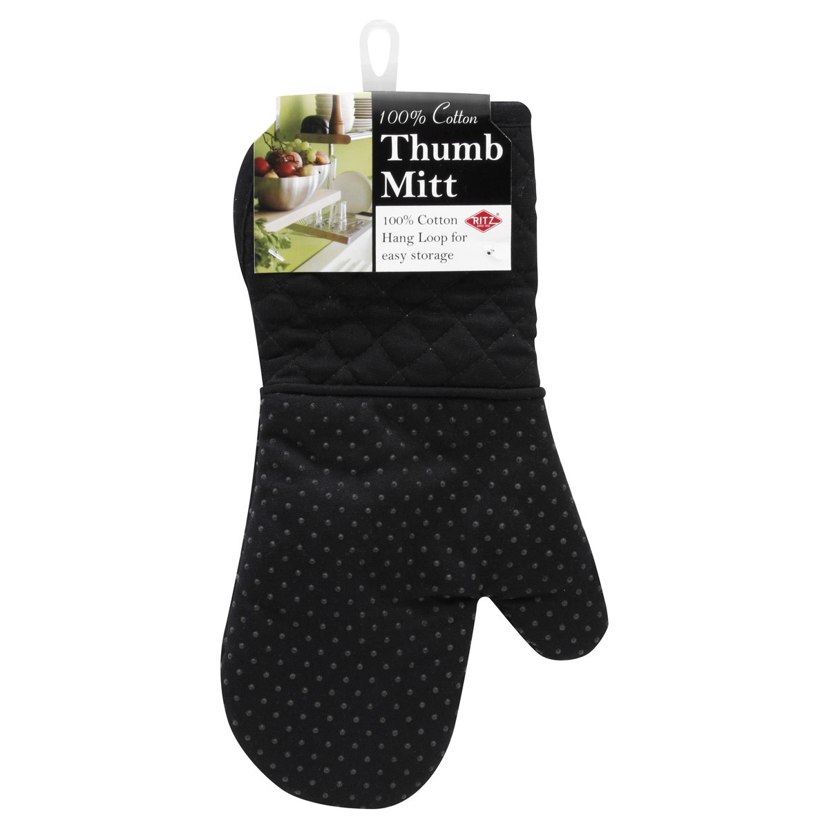slide 2 of 2, Ritz Onyx 100% Cotton Thumb Mitt 1 Each, 1 ct