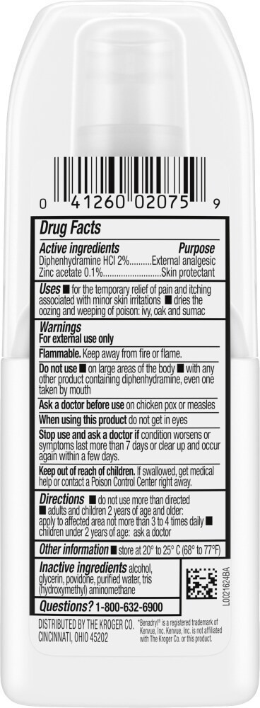 slide 2 of 2, Kroger Itch Spray, 2 fl oz