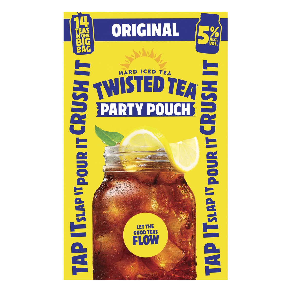 slide 7 of 7, Twisted Tea Rocket Pop Party Pouch, Hard Iced Tea (5 Liter), 5 liter