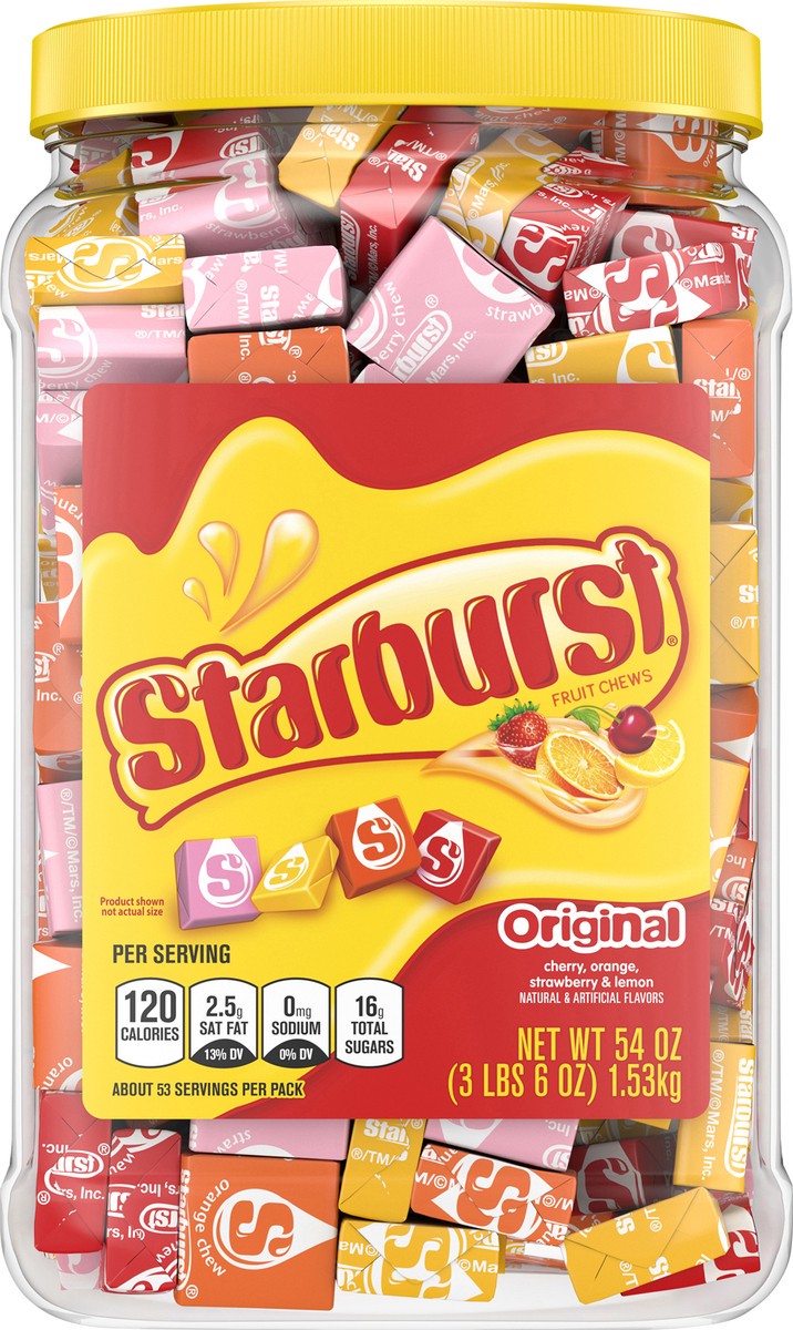 slide 1 of 8, Starburst Original Fruit Chews 54 oz, 54 oz