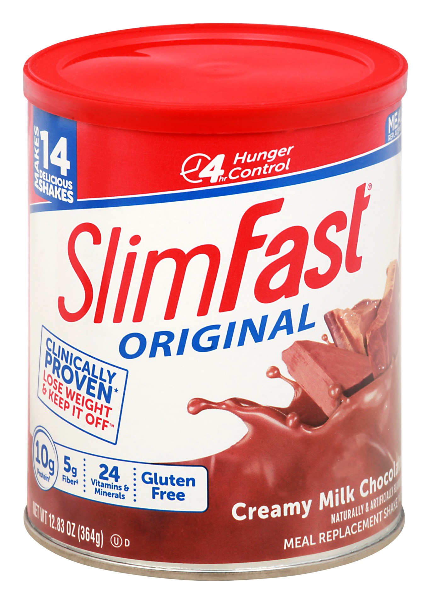 slide 1 of 6, SlimFast Slim-Fast Opt Milk Chocolate Powder, 12.83 oz