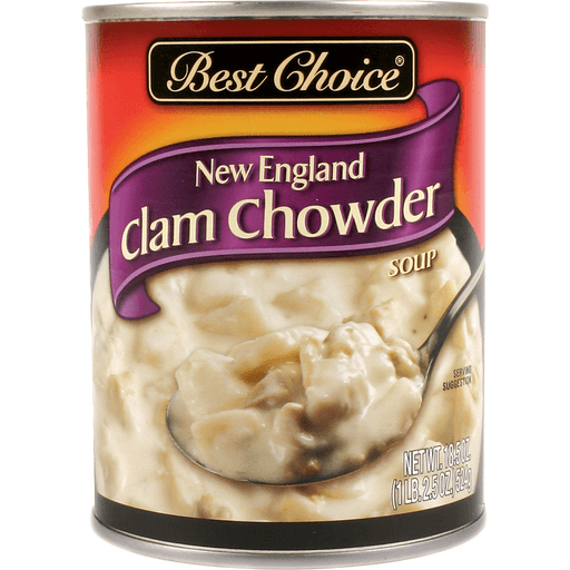 slide 1 of 1, Best Choice New England Clam Chowder, 18.5 oz