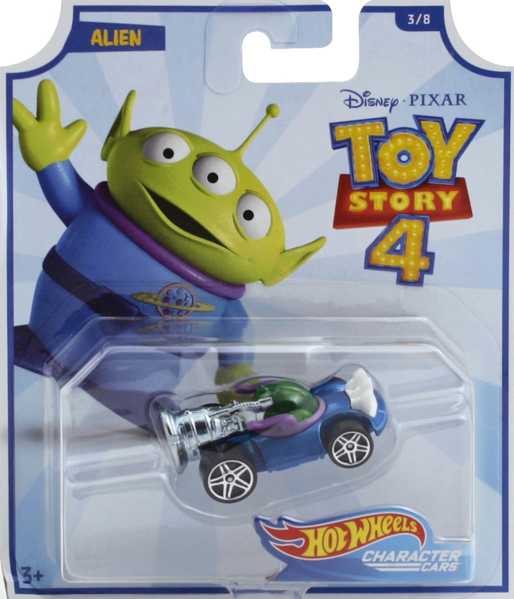 slide 5 of 6, Mattel Hot Wheels Disney Pixar Toy Story 4 Alien Character Car, 1 ct