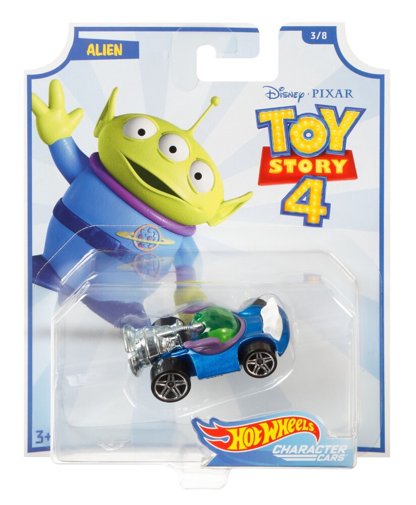 slide 1 of 6, Mattel Hot Wheels Disney Pixar Toy Story 4 Alien Character Car, 1 ct