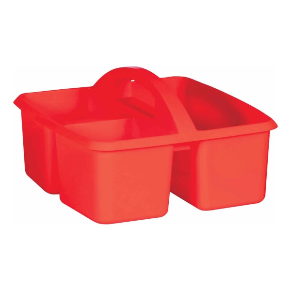 slide 1 of 1, Teacher Created Resources Plastic Storage Caddy, 5-1/4''H X 9-1/4''W X 9''D, Assorted Colors, 1 ct
