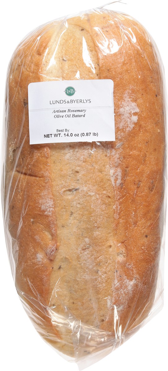 slide 9 of 9, Lunds & Byerlys Artisan Rosemary Olive Oil Batard 1 ea, 1 ct