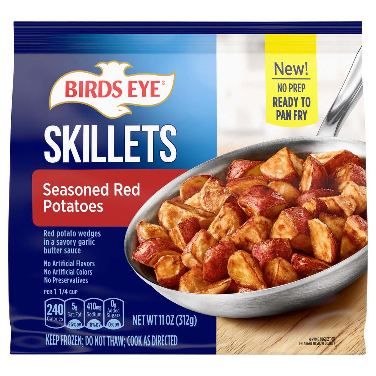 slide 1 of 13, Birds Eye Skillets Seasoned Red Potatoes, Frozen Vegetables, 11 oz., 11 oz