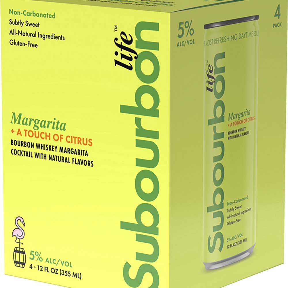 slide 1 of 1, Subourbon Life Margarita, 4 ct; 12 oz