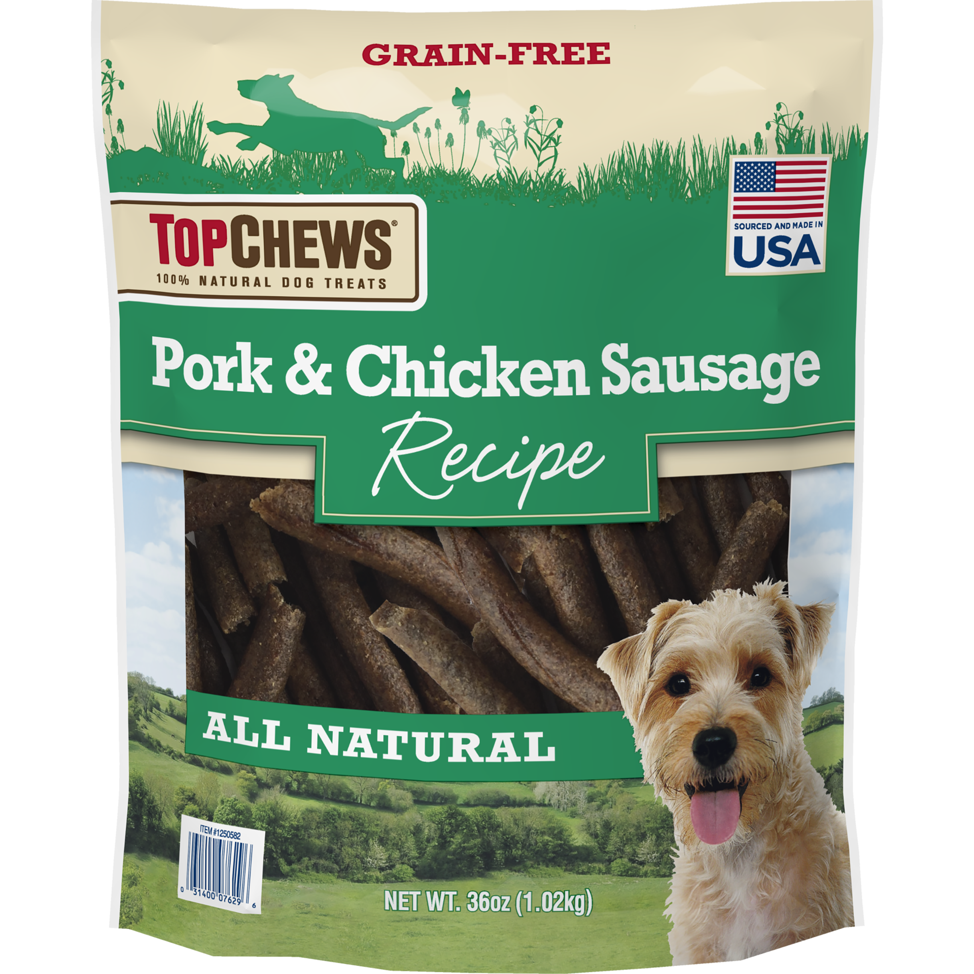 slide 1 of 5, TOP CHEWS Pork and Chicken Sausage Recipe, 