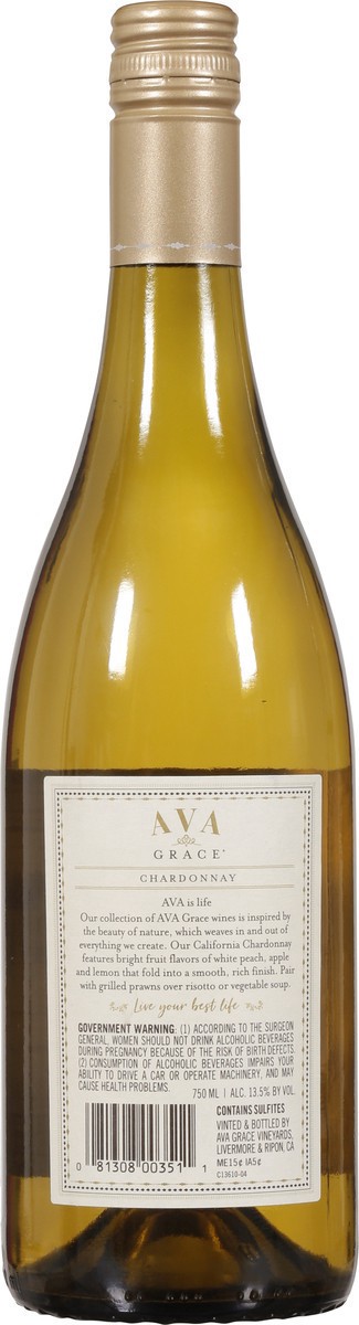 slide 7 of 11, AVA Grace Vineyards California Chardonnay 750 ml, 750 ml