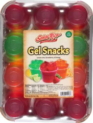 Senor Rico Lemon Lime, Strawberry, & Orange Gel Snacks 12 ea