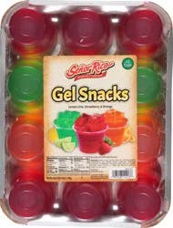 Senor Rico Lemon Lime, Strawberry, & Orange Gel Snacks 12 ea