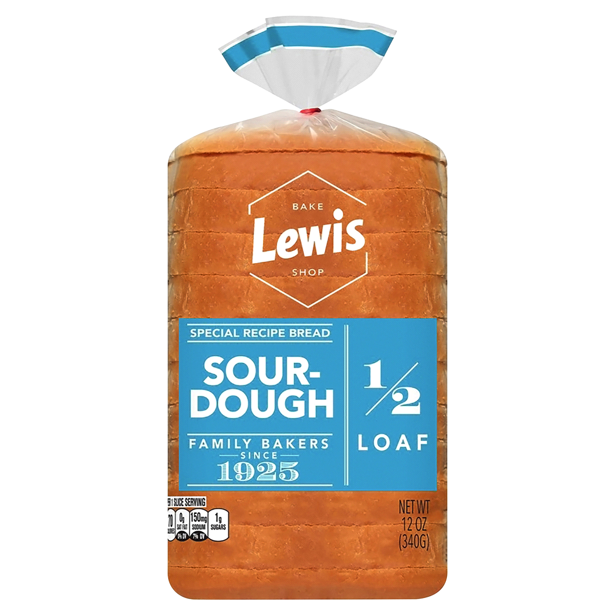Lewis Bread, Sourdough, 1/2 Loaf 12 oz Shipt