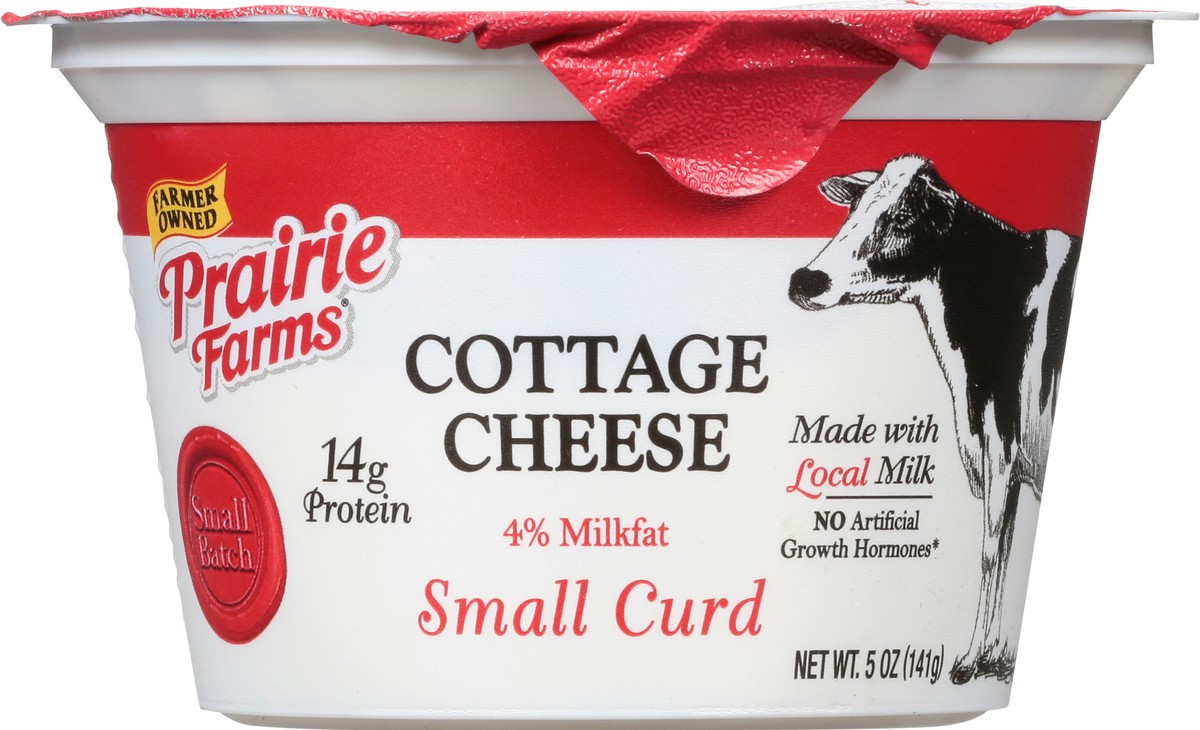 slide 6 of 12, Prairie Farms 4% Milkfat Small Curd Cottage Cheese 5 oz, 5 oz