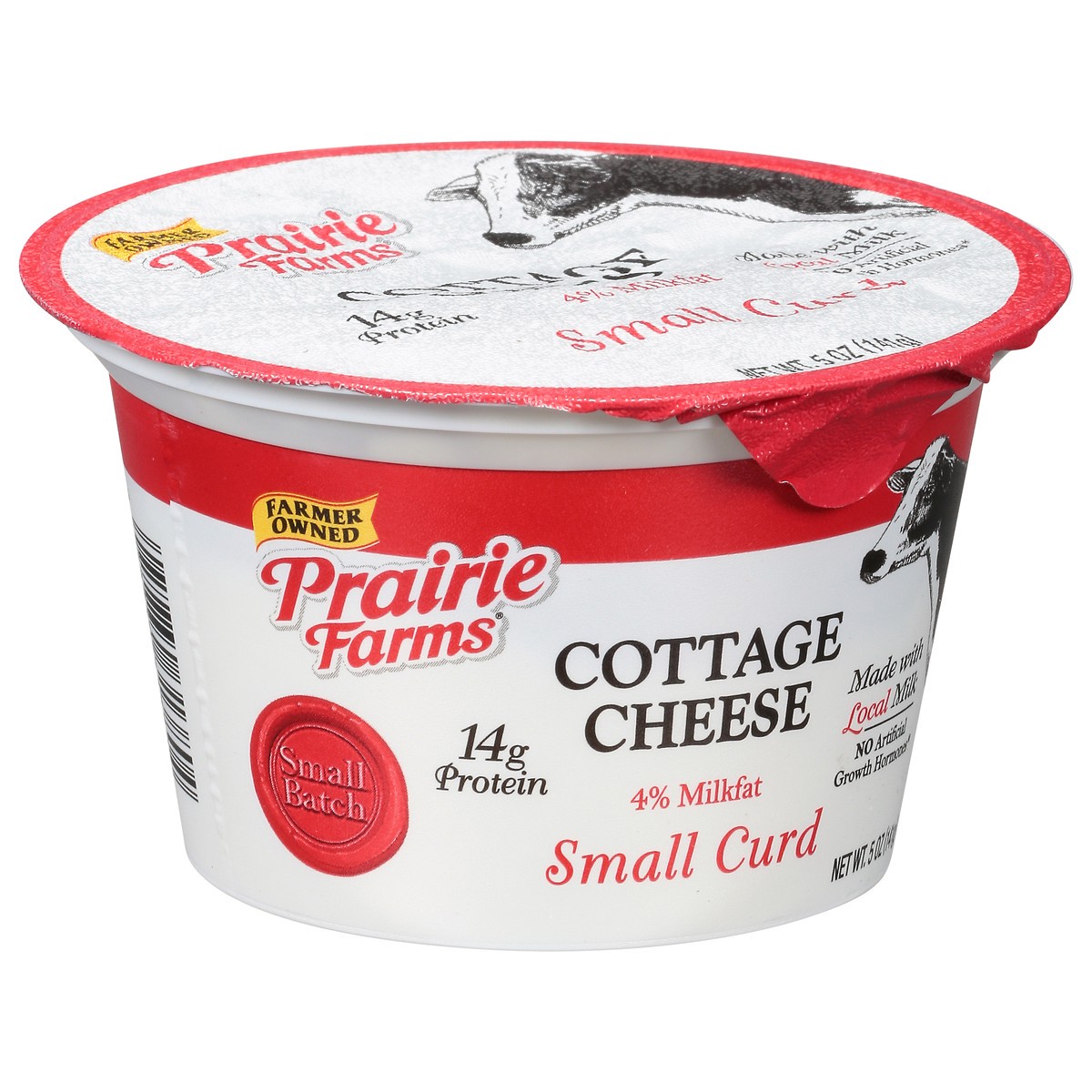 slide 10 of 12, Prairie Farms 4% Milkfat Small Curd Cottage Cheese 5 oz, 5 oz