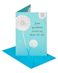American Greetings #58 Graduation Card (Dandelions)