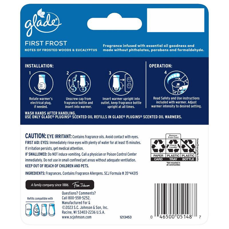 slide 12 of 12, Glade Refills Lto First F, 1.34 oz