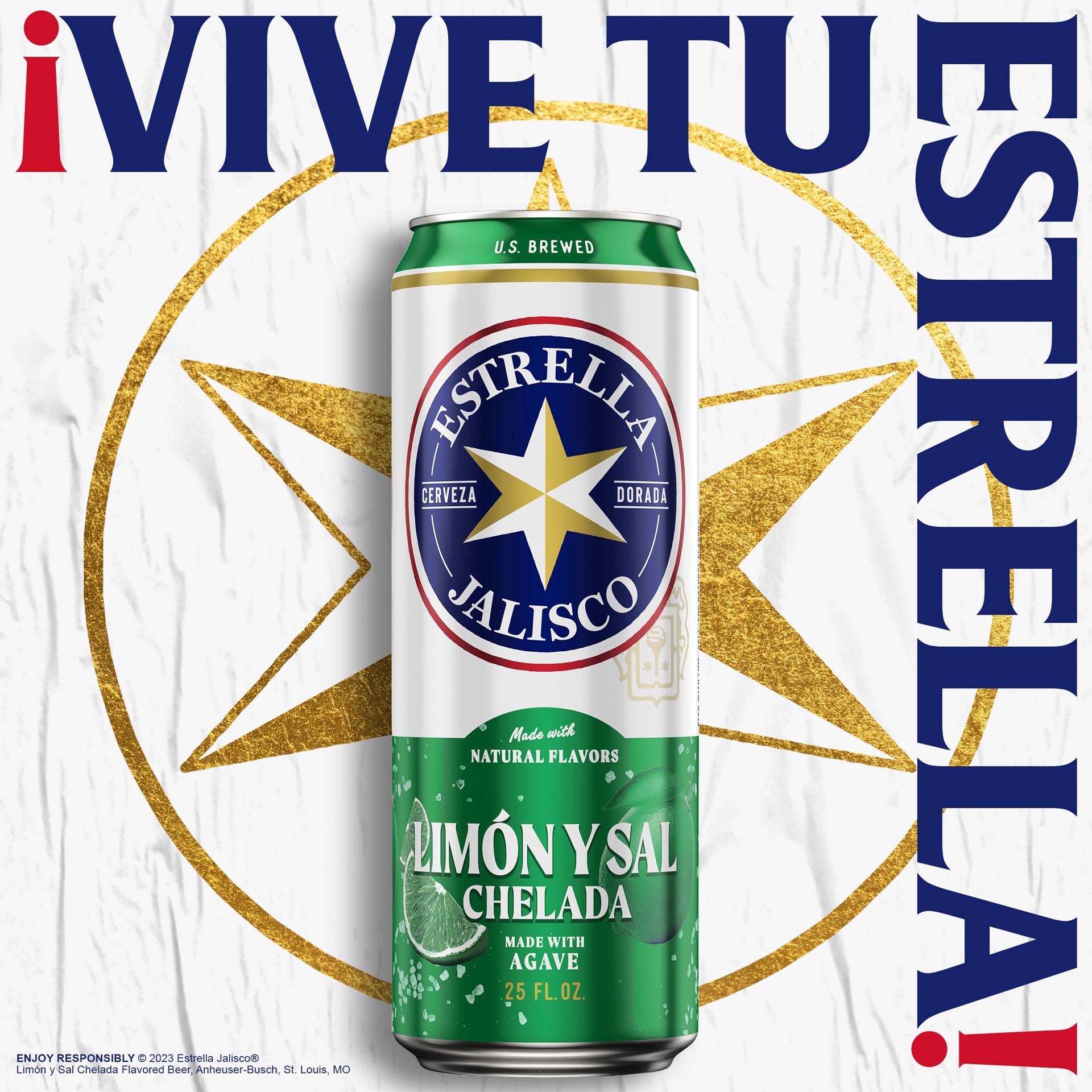 slide 2 of 3, Estrella Jalisco Chelada Beer 25 fl oz, 25 fl oz