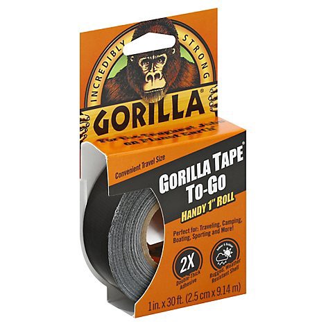 slide 1 of 1, Gorilla Tape To-Go Handy 1 Roll - Each, 1 ct