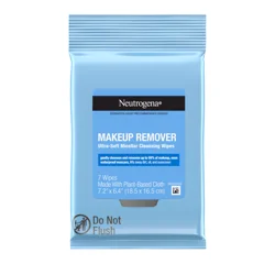 Neutrogena Makeup Remover Cleansing Towelettes, Face Makeup Wipes, Travel Pack, 7 ct