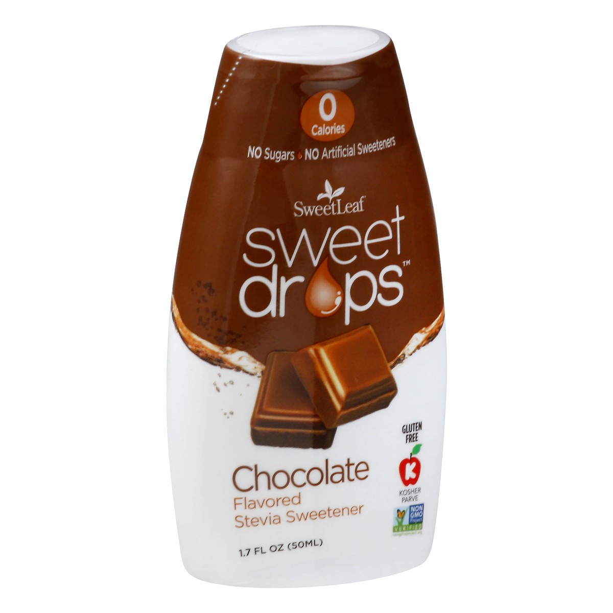 slide 9 of 10, Sweet Drops Chocolate Flavored Stevia Sweetener 1.7 fl oz, 1.7 fl oz